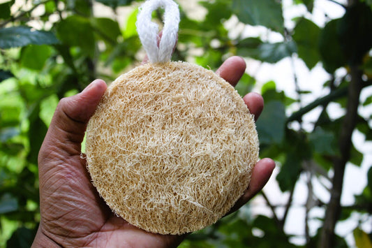 Natural Loofah for Women Bath Sponge