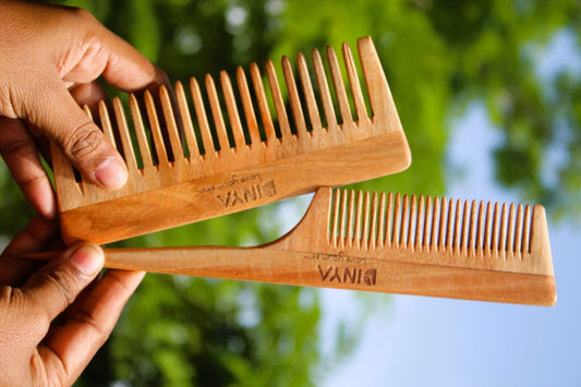 pintail and wide spaced dinya neem comb