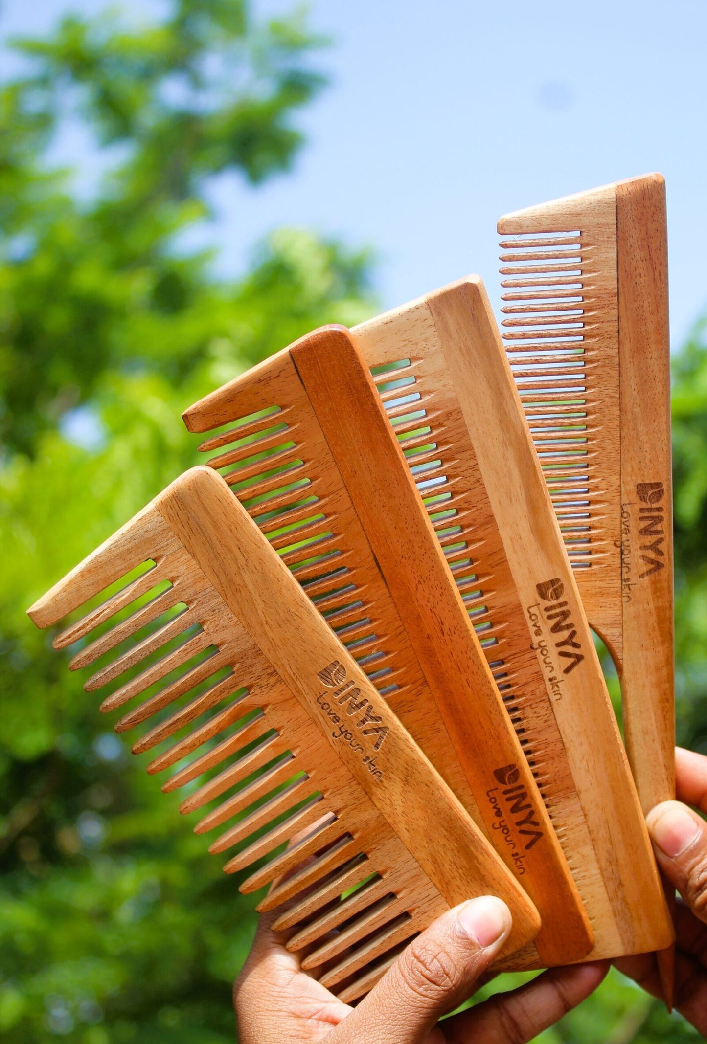 Dinya handcraft set neem comb